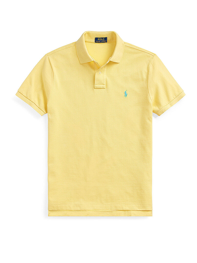 POLO RALPH LAUREN Poloshirt Custom Slim Fit  gelb   M herren